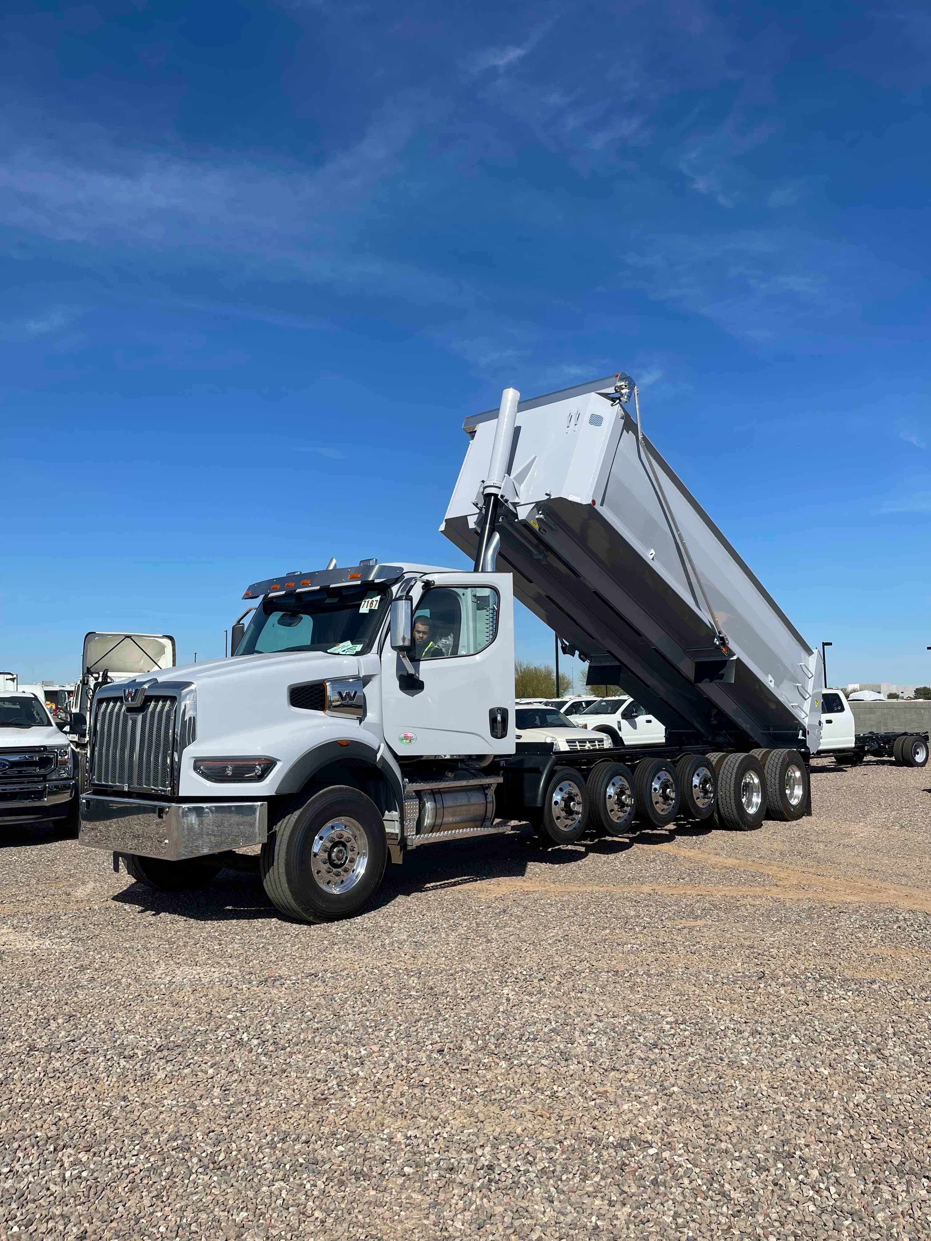 48 Hauling dump truck